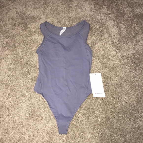 Lululemon Seek The Heat Bodysuit Lilac Stone - Picture 3 of 7